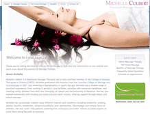 Tablet Screenshot of i-massage.ca